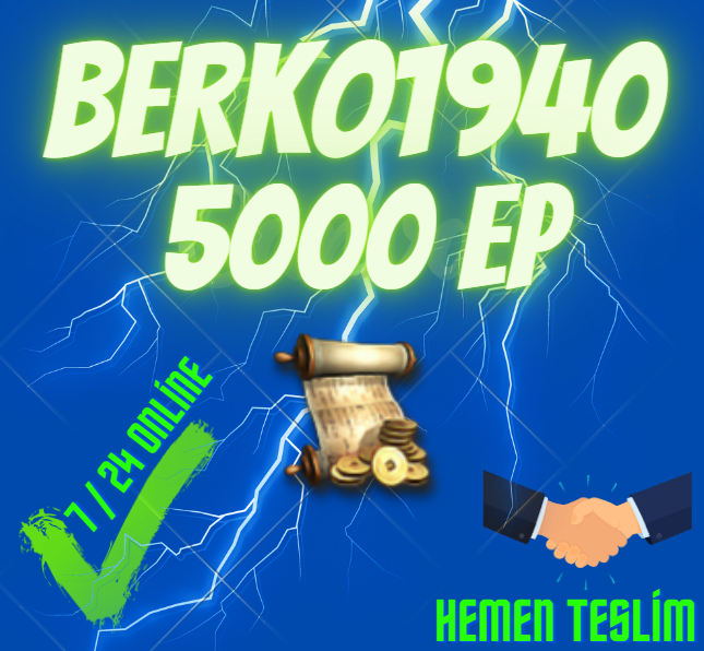 5000 EP 750 TL HEMEN TESLİM