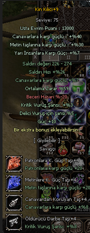 59 ORTALAMA KİN KILICI - kin -