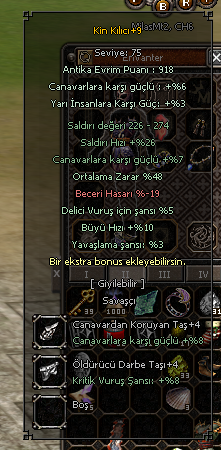 +9 48 ort kin kılıcı