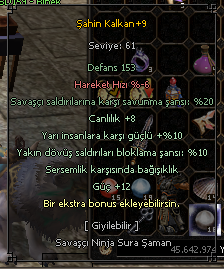 +9 şahin kalkan 5 te 5