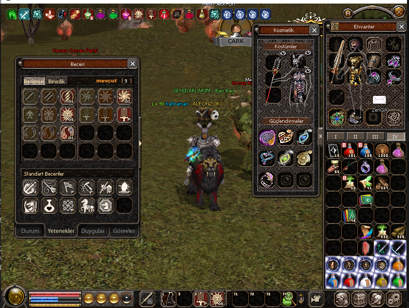 90 LEVEL 70 K HASARLI FULL+FULL