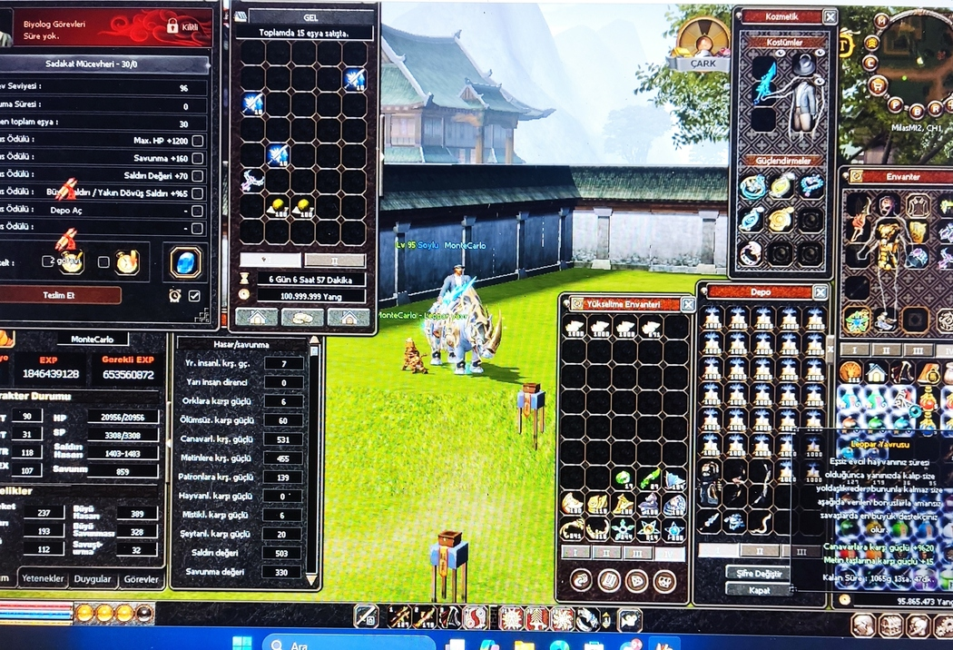 95 LVL FULL FARM VE VS İÇERİ BAKKK