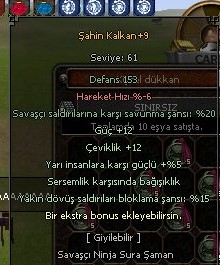 ELİT +9 ŞAHİN KALKAN